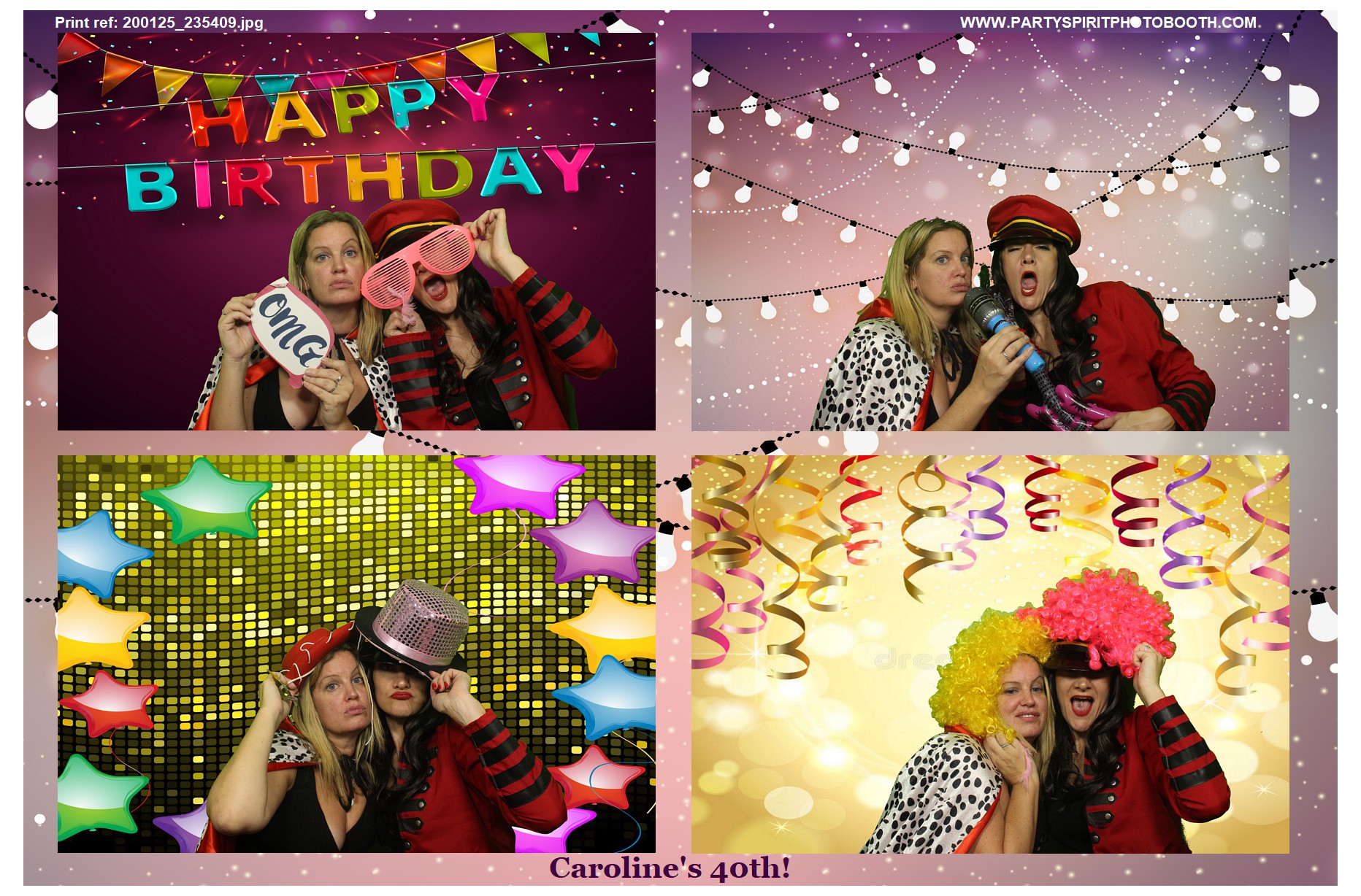 Caroline’s 40th | View more photos from the event at gallery.partyspiritphotobooth.com/u/PartySpiritPhotoBooth/Caroline’s-40th